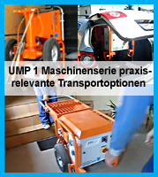 UMP1 Mischpumpen verschiedene Transportmoeglichkeiten