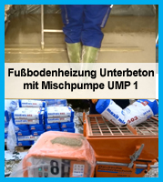 UMP1 Herstellen eines Unterbetons für Fußbodenheizung